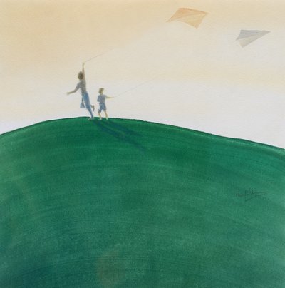 Kite Flying, 2000 by Lincoln Seligman